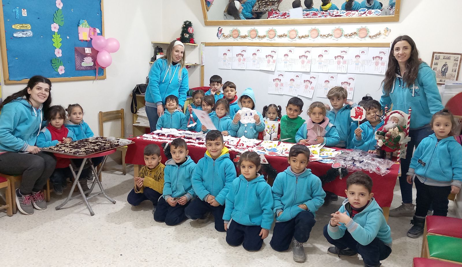 Proyecto educativo financiando por Manos Unidas en Alepo