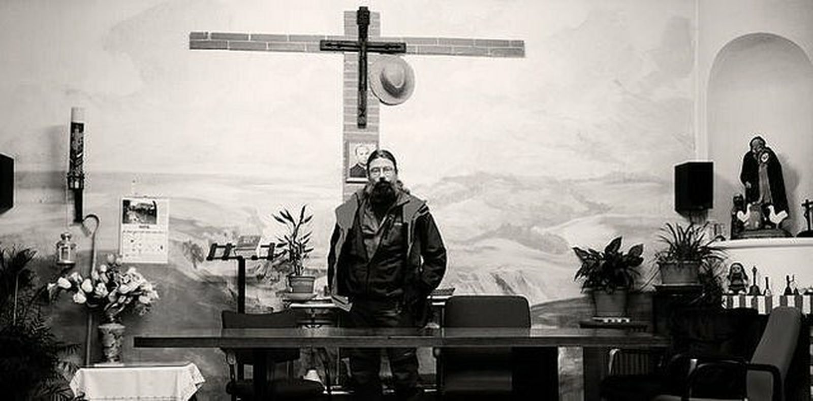 Agustín Rodríguez Teso, en La Cañada