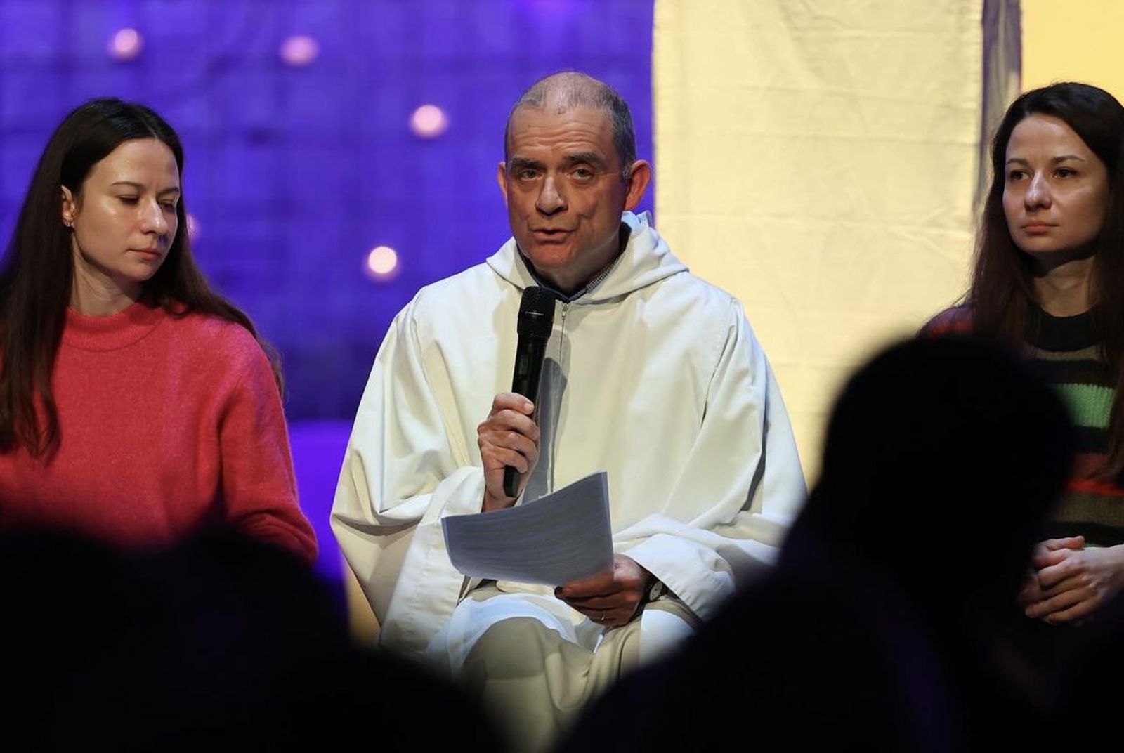 El hermano Mathew, en el Encuentro Europeo de Jóvenes en Tallín