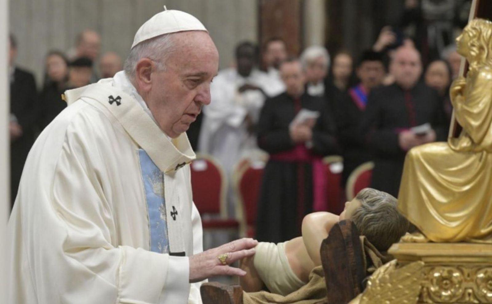 El Papa y el Niño Jesús