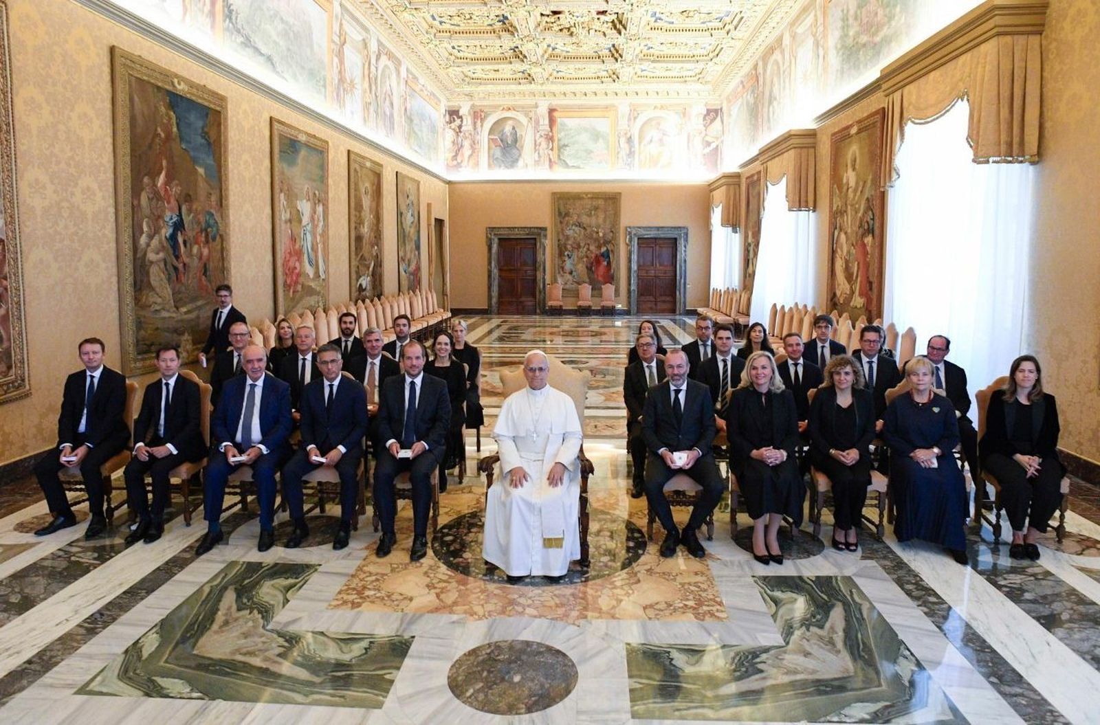 El Papa, con el grupo de trabajo interreligioso del Parlamento Europeo