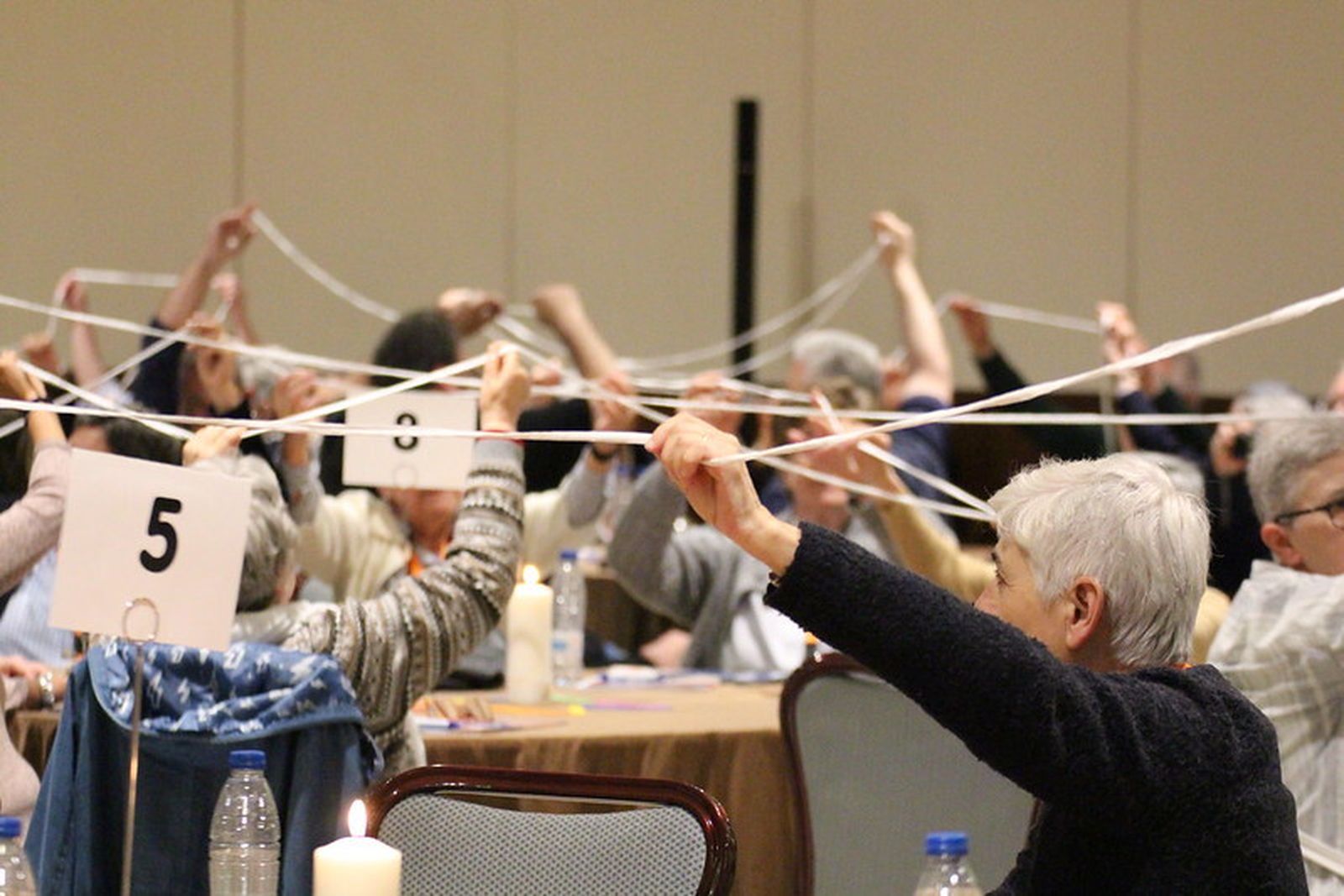Una de las actividades realizadas en la asamblea general