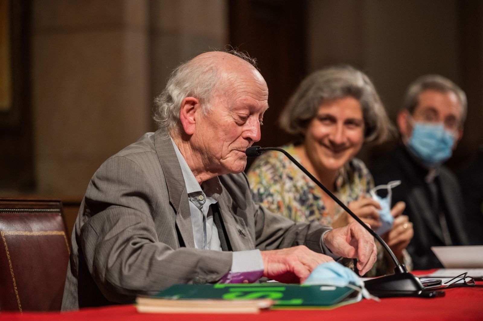 Gaspar Mora y Núria Caum, en el acto de presentación del curso 2021-2022.