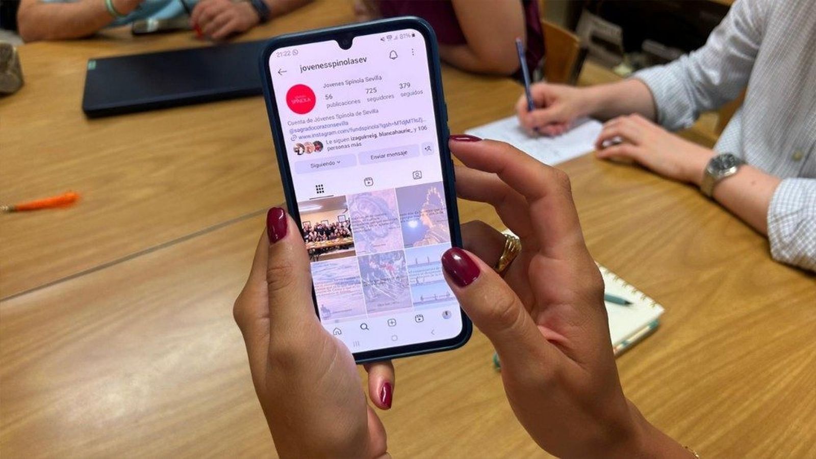 Perfil de Instagram del Grupo de Sevilla