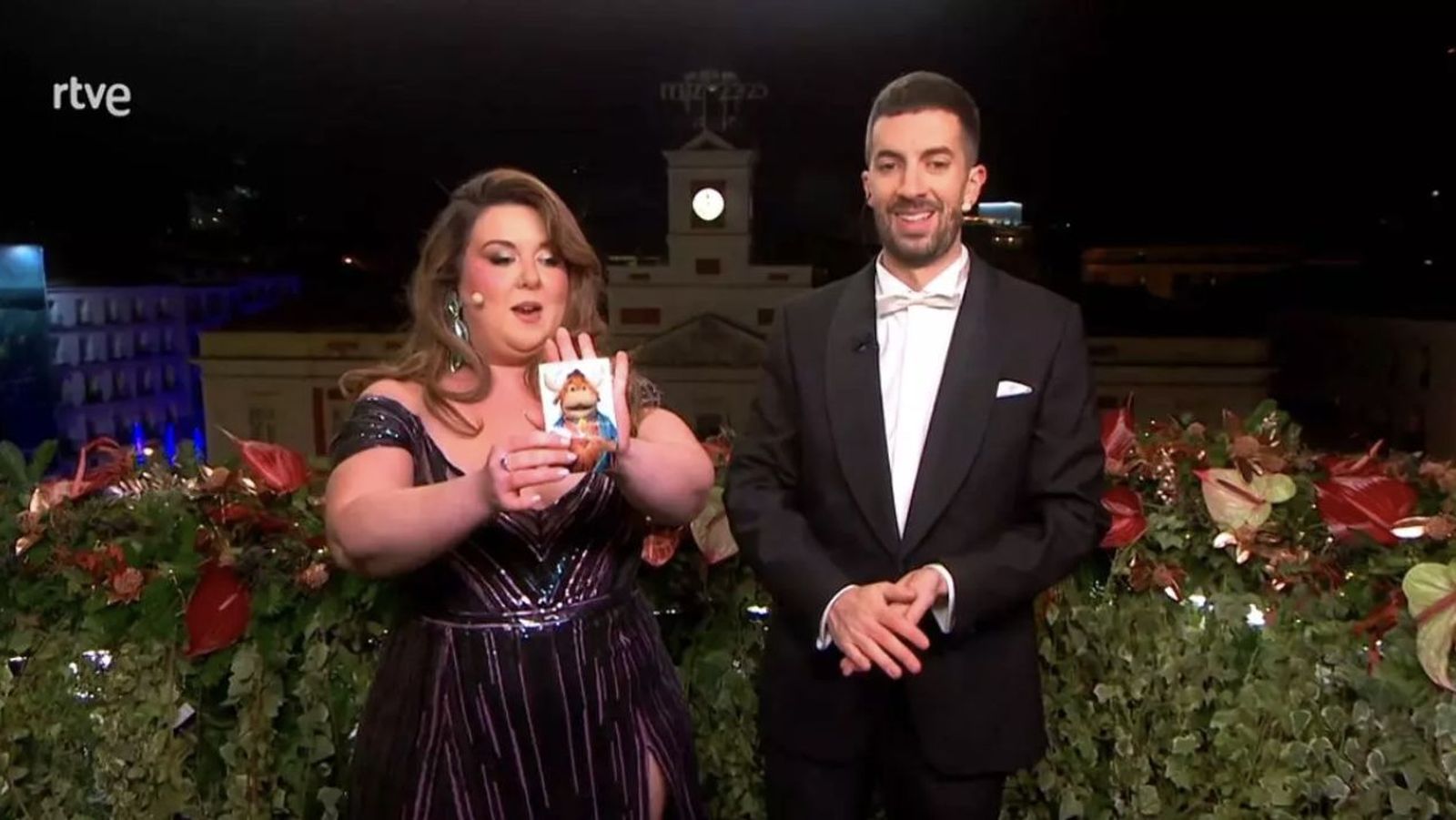 Lalachus y Broncano en las Campanadas de TVE