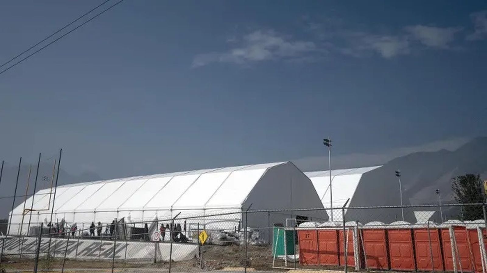 El centro de migrantes en el municipio mexicano de Carmen Nuevo León