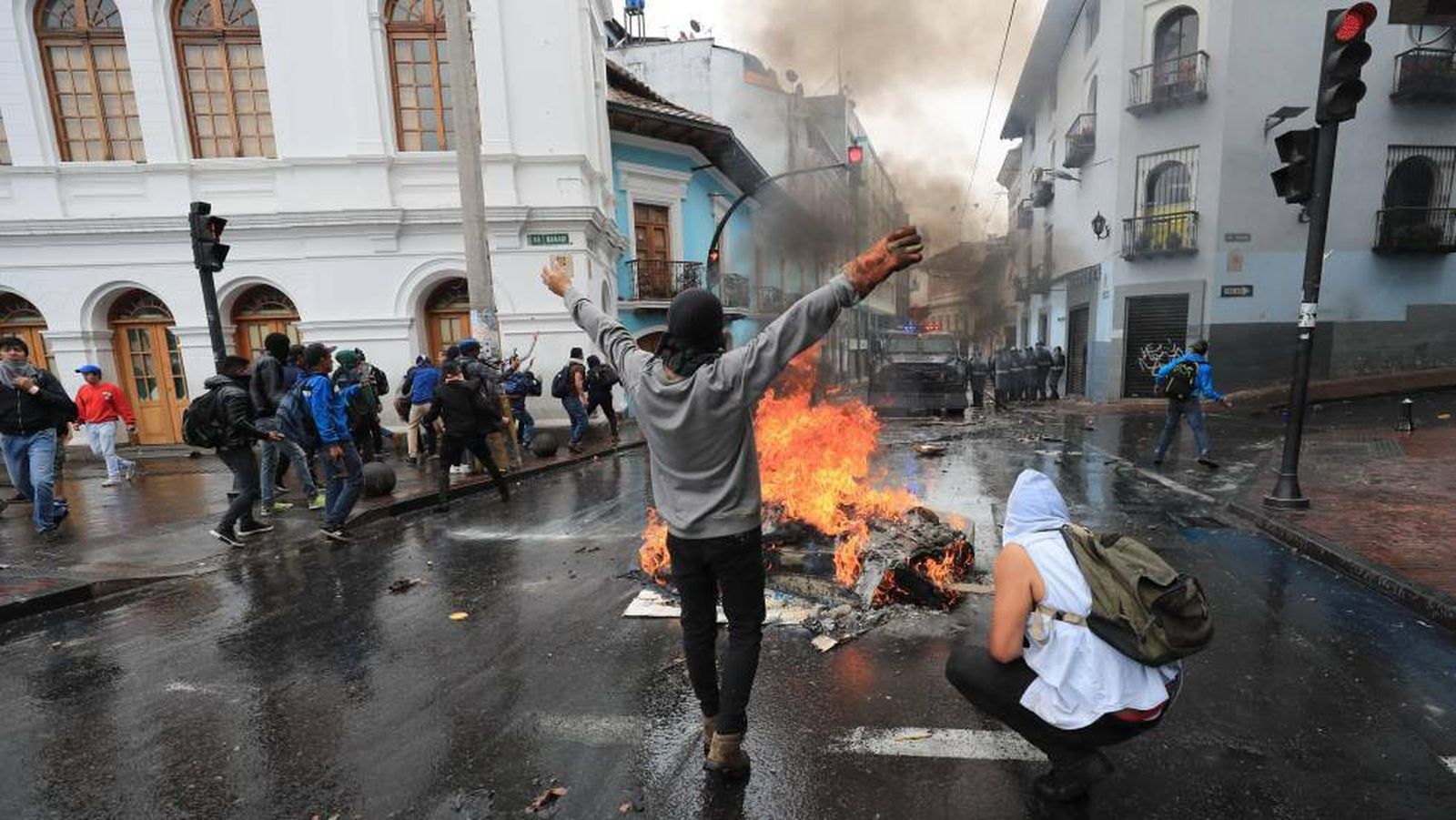 Protestas en Ecuador