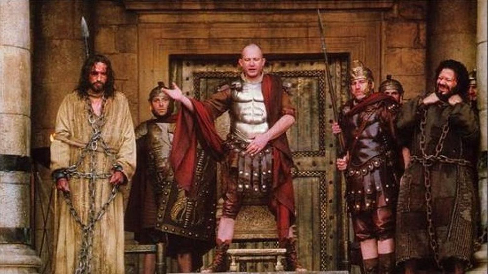 Jesús, con Pilatos y Barrabás