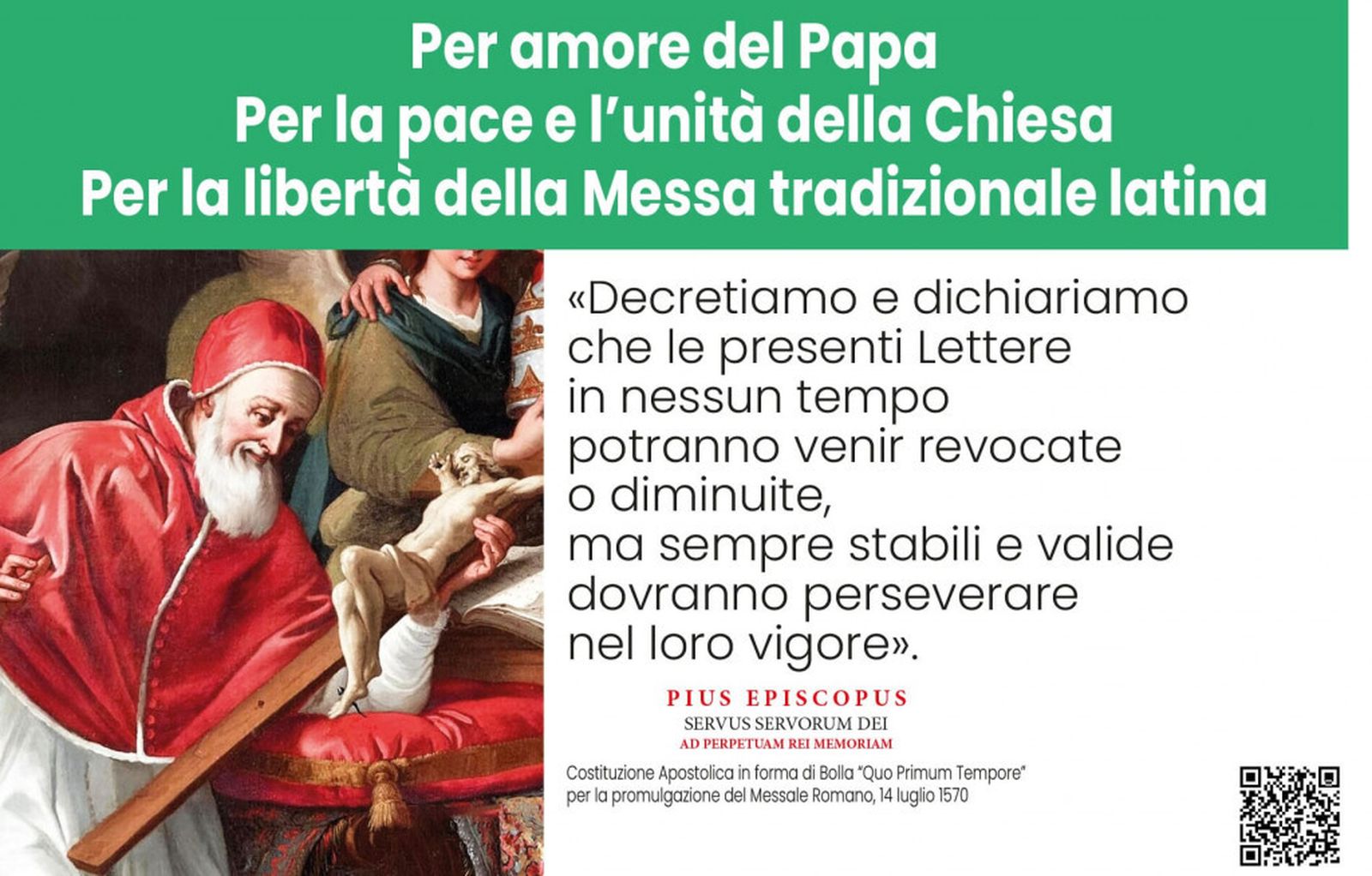 Cartel anti-Papa de los grupos tradicionalistas