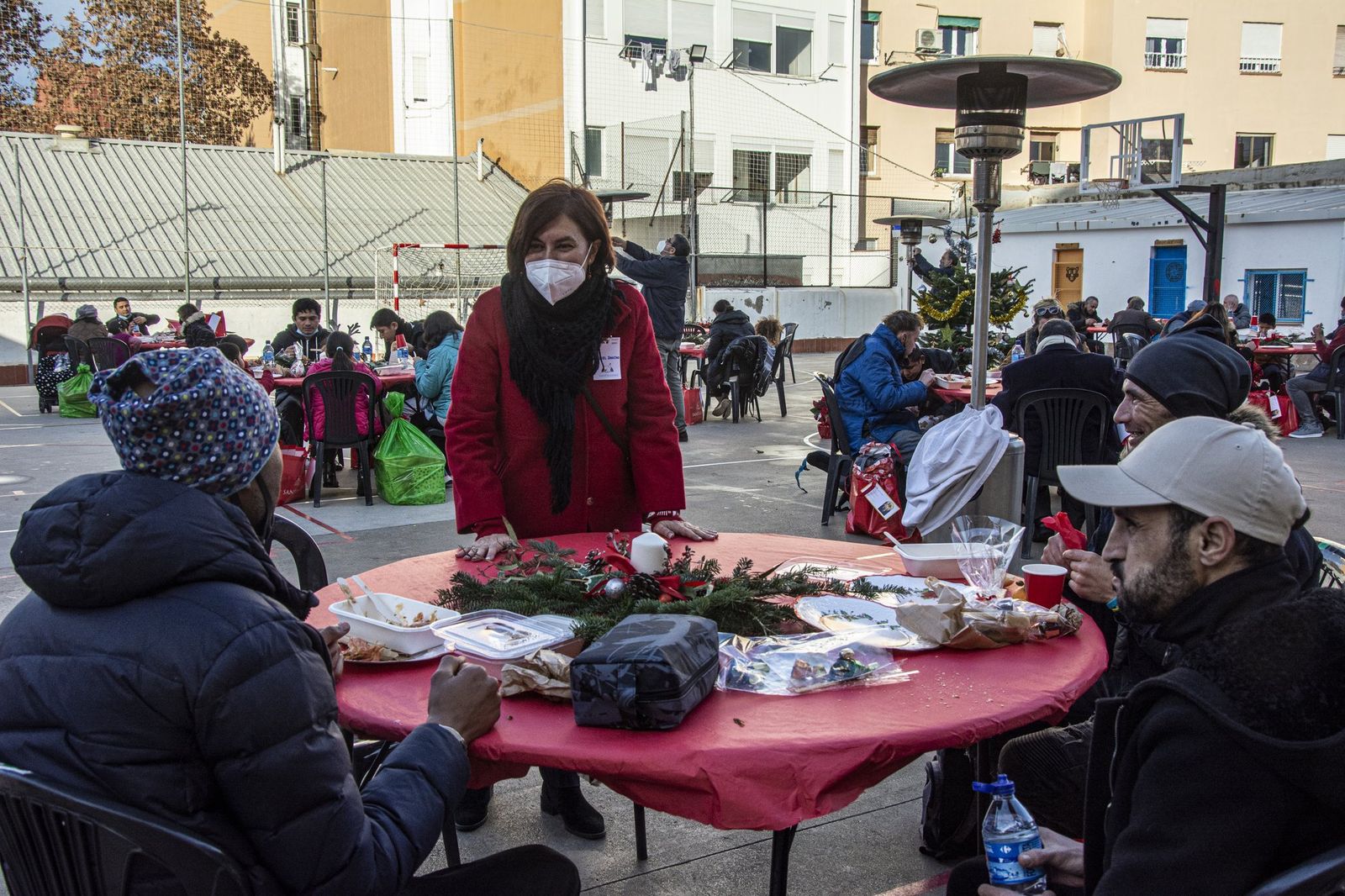 La Navidad de Sant'Egidio con los pobres en Santa Maria de Sants.