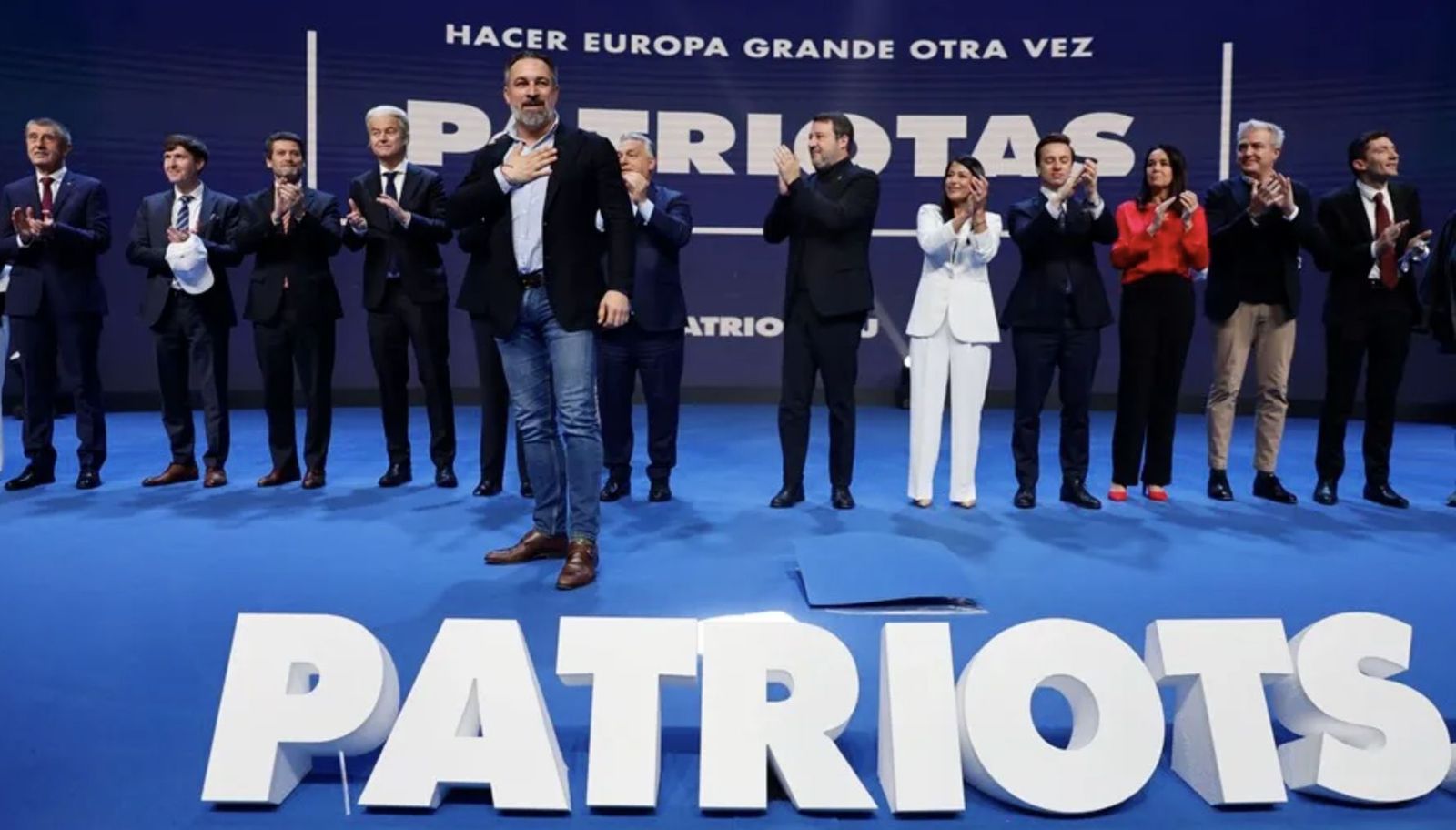 Abascal, en la cumbre de la ultraderecha europea en Madrid