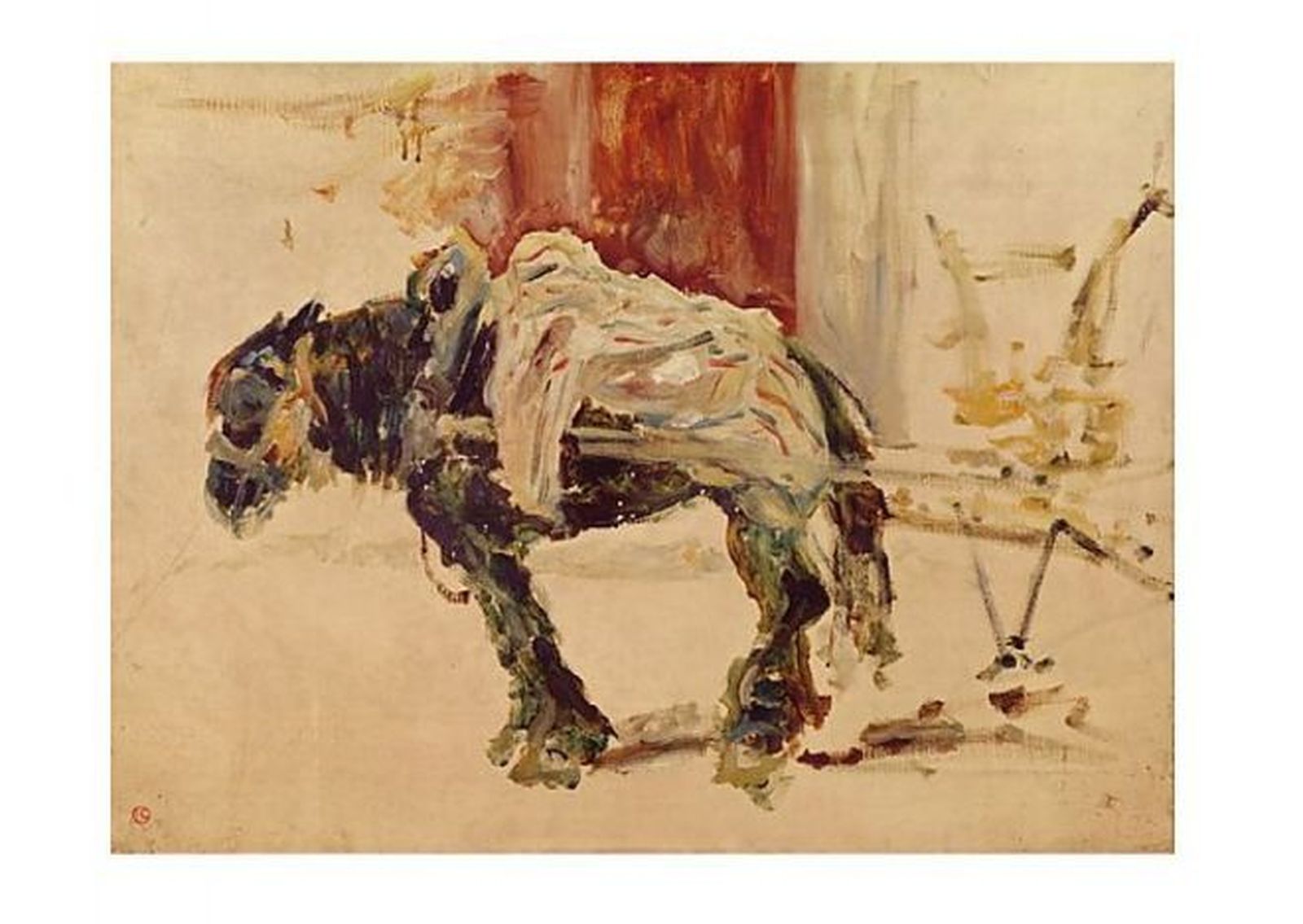 "Burro", H. Toulouse-Lautrec