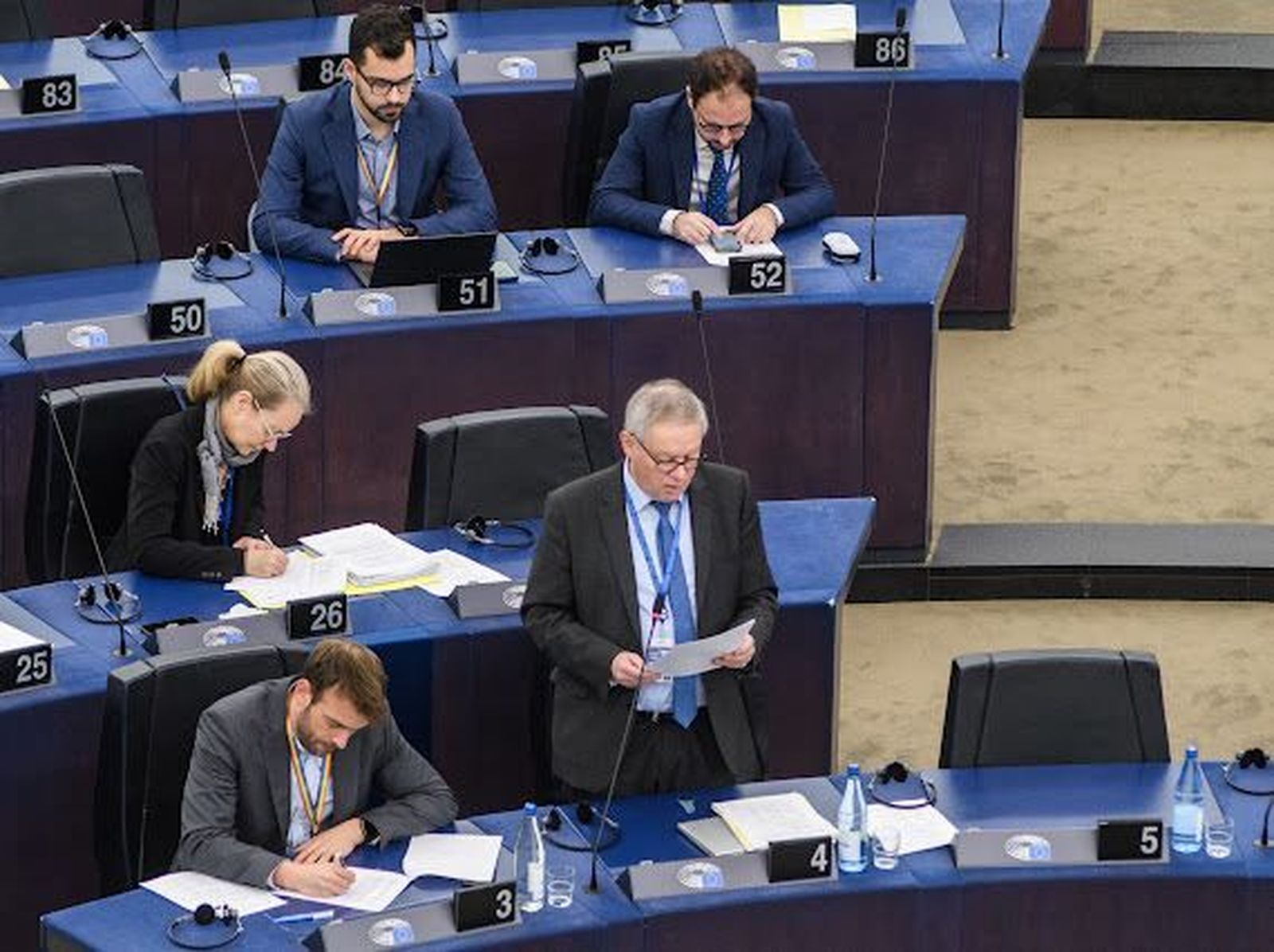 Votación en el Parlamento Europeo