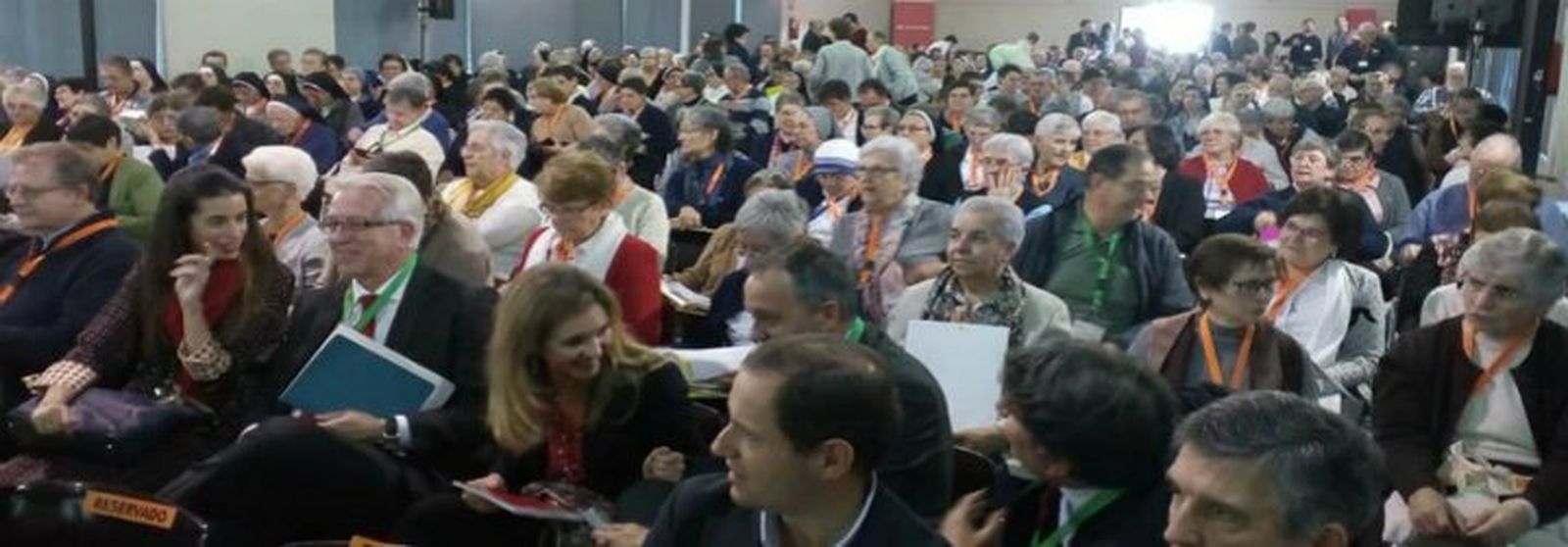 Algunos de los religiosos españoles reunidos en la Asamblea de la CONFER