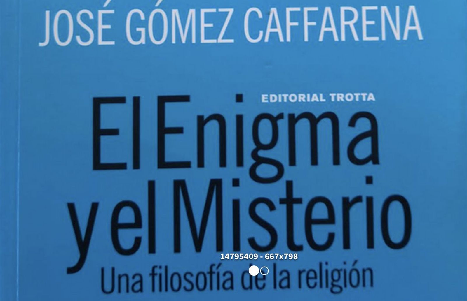 Libro de José Gómez Caffarena
