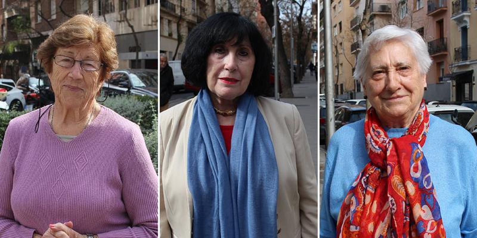 Lola Vargas, Ascensión Berrío y Marisol Tormo