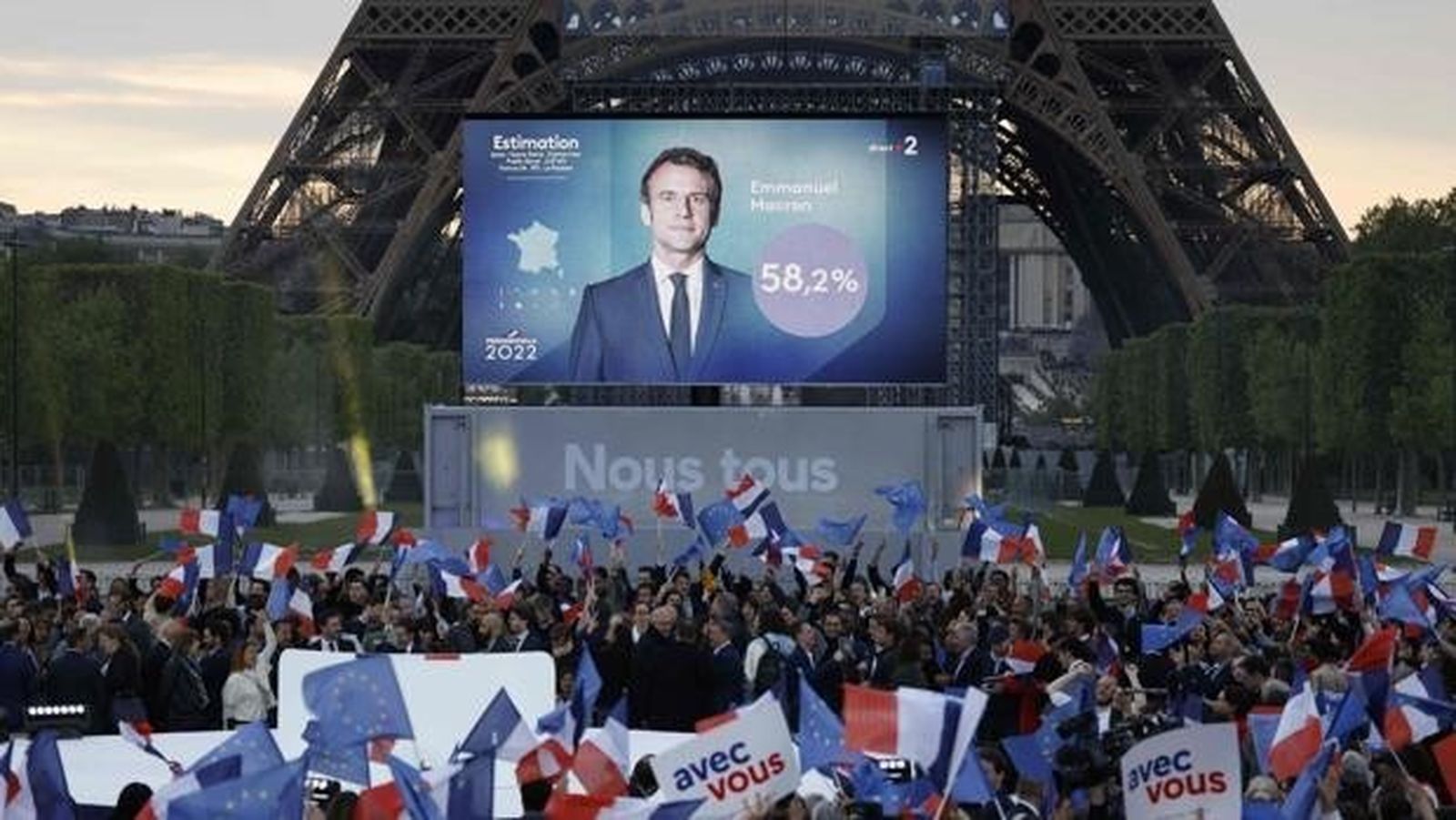 La ajustada victoria de Macron