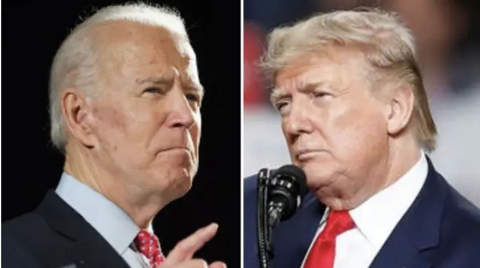 Biden y Trump
