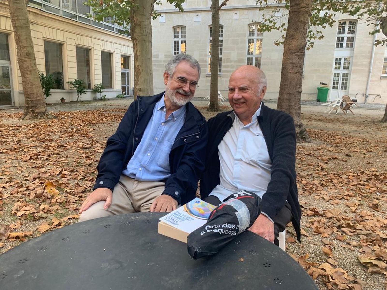 Gaillot, con Victorino Pérez Prieto