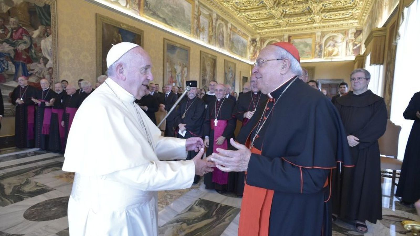 Papa Francisco y Leonardo Sandri