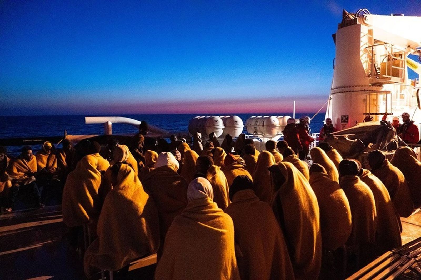 Rescate inmigrantes en el Mediterráneo