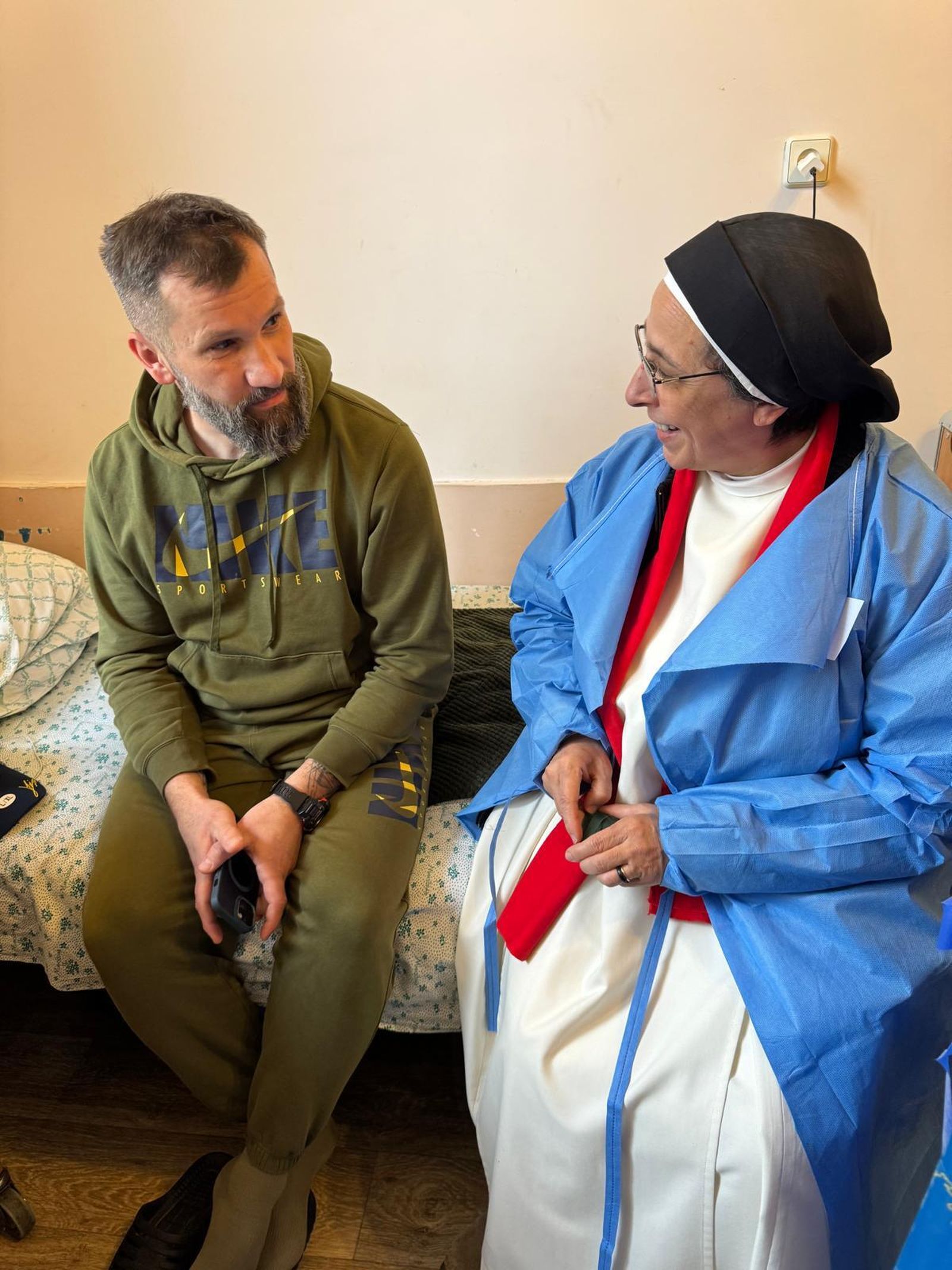 Sor Lucía Caram, en Ucrania