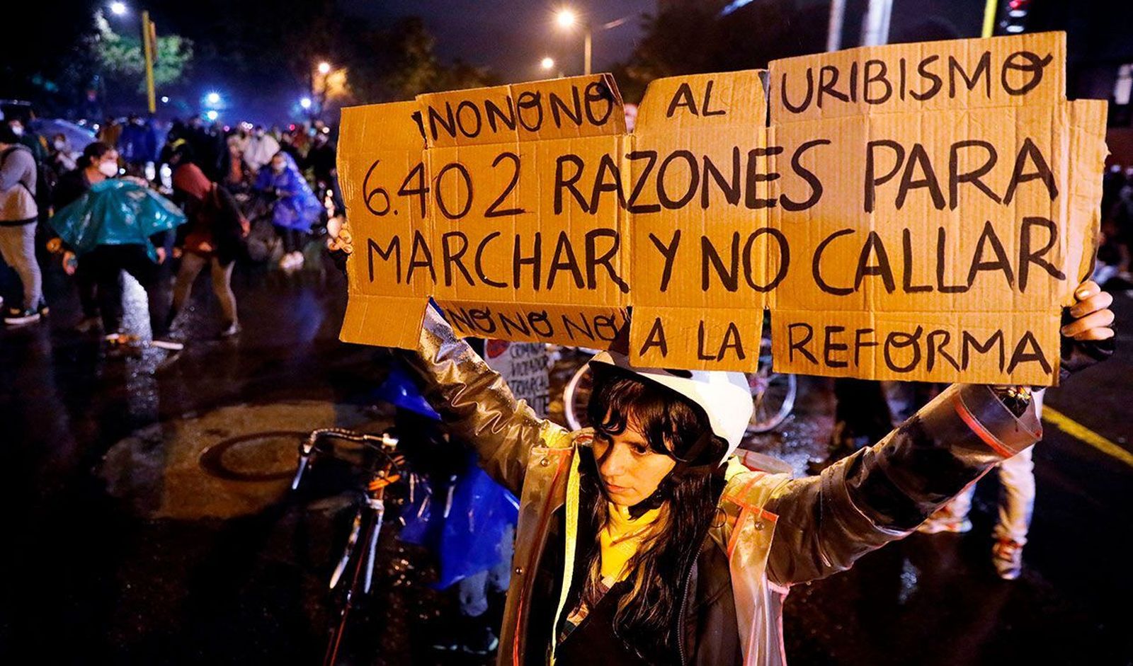 Colombianos indignados