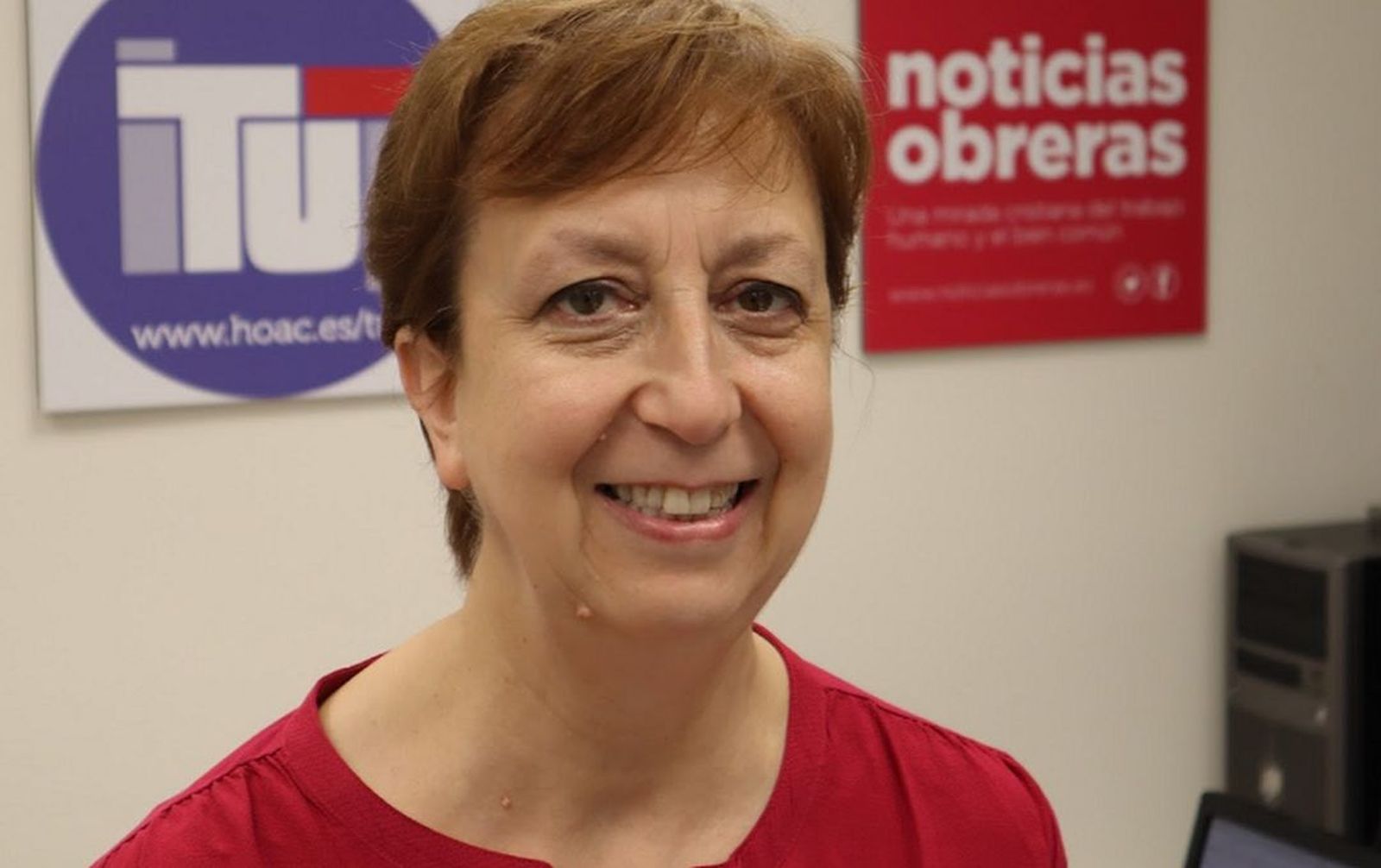 Maru Megina, presidenta de la HOAC
