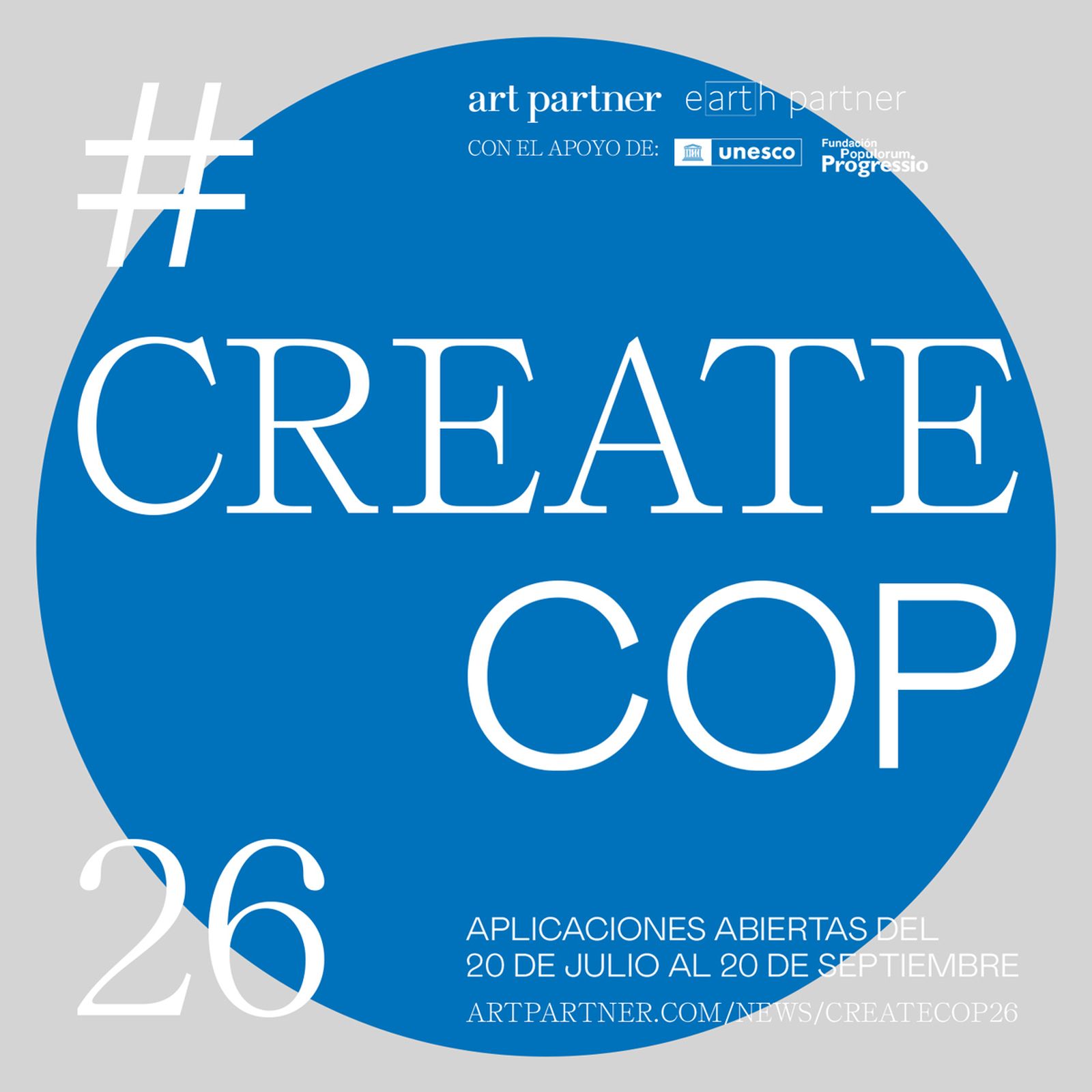 La Fundación Populorum Progressio se une a la  #CREATECOP26