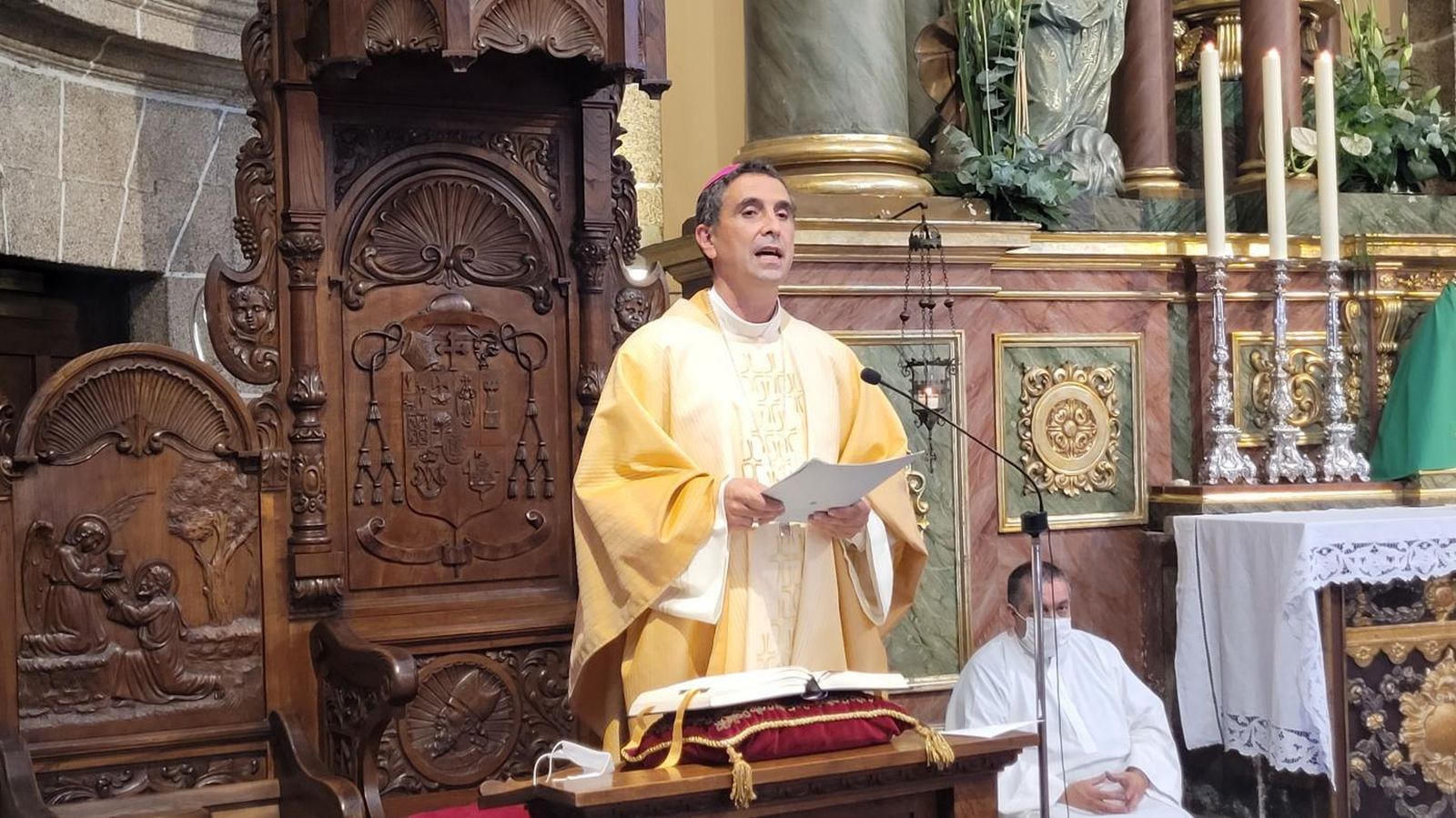 Monseñor García Cardiñanos. Primera homilía como obispo