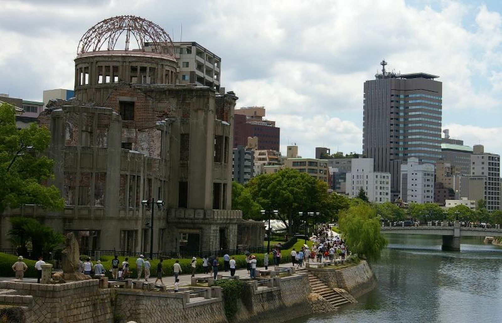 Restos de la devastación de Hiroshima