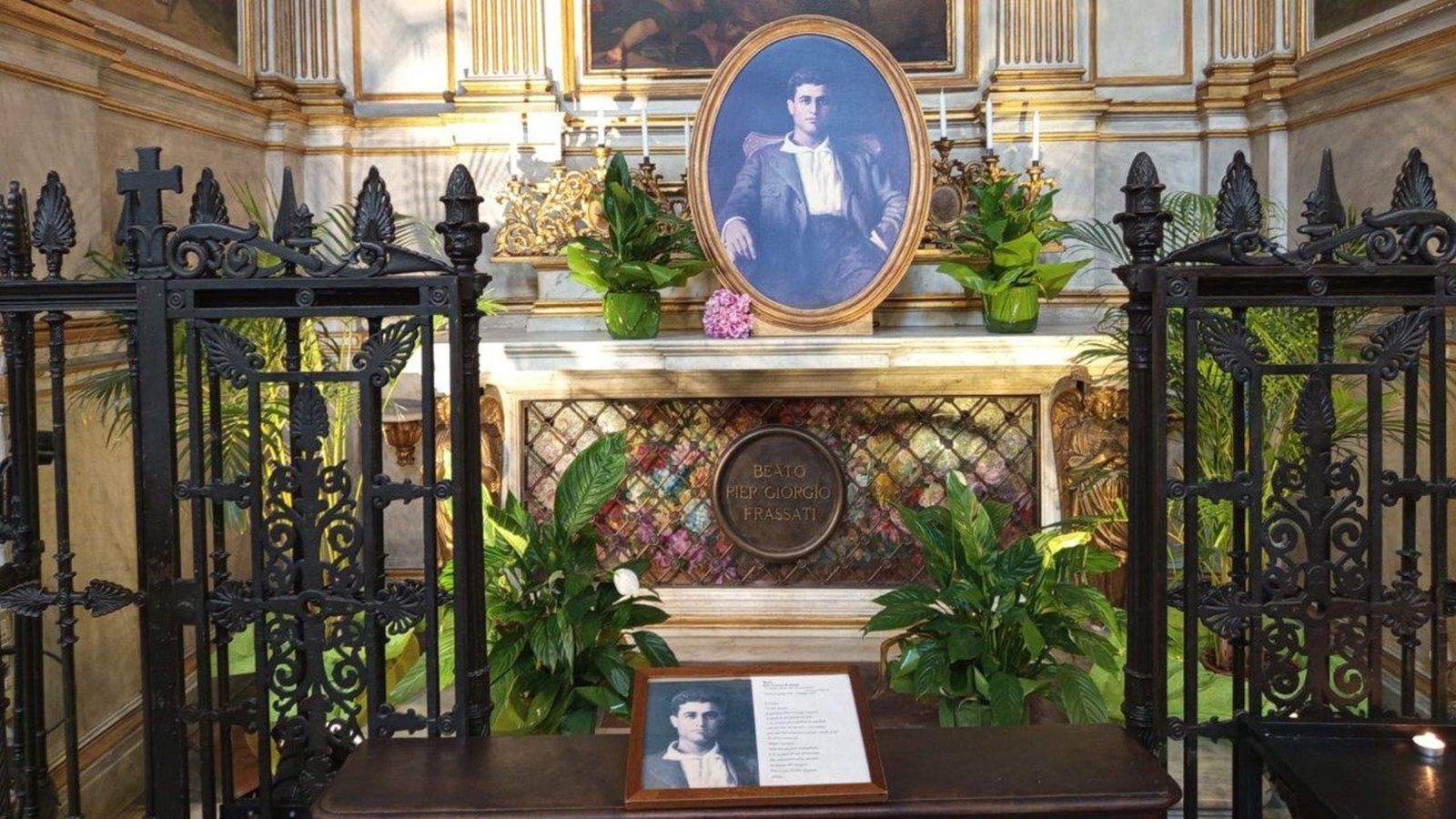 Capilla dedicada a Giorgio Frassati en Torino, Italia.