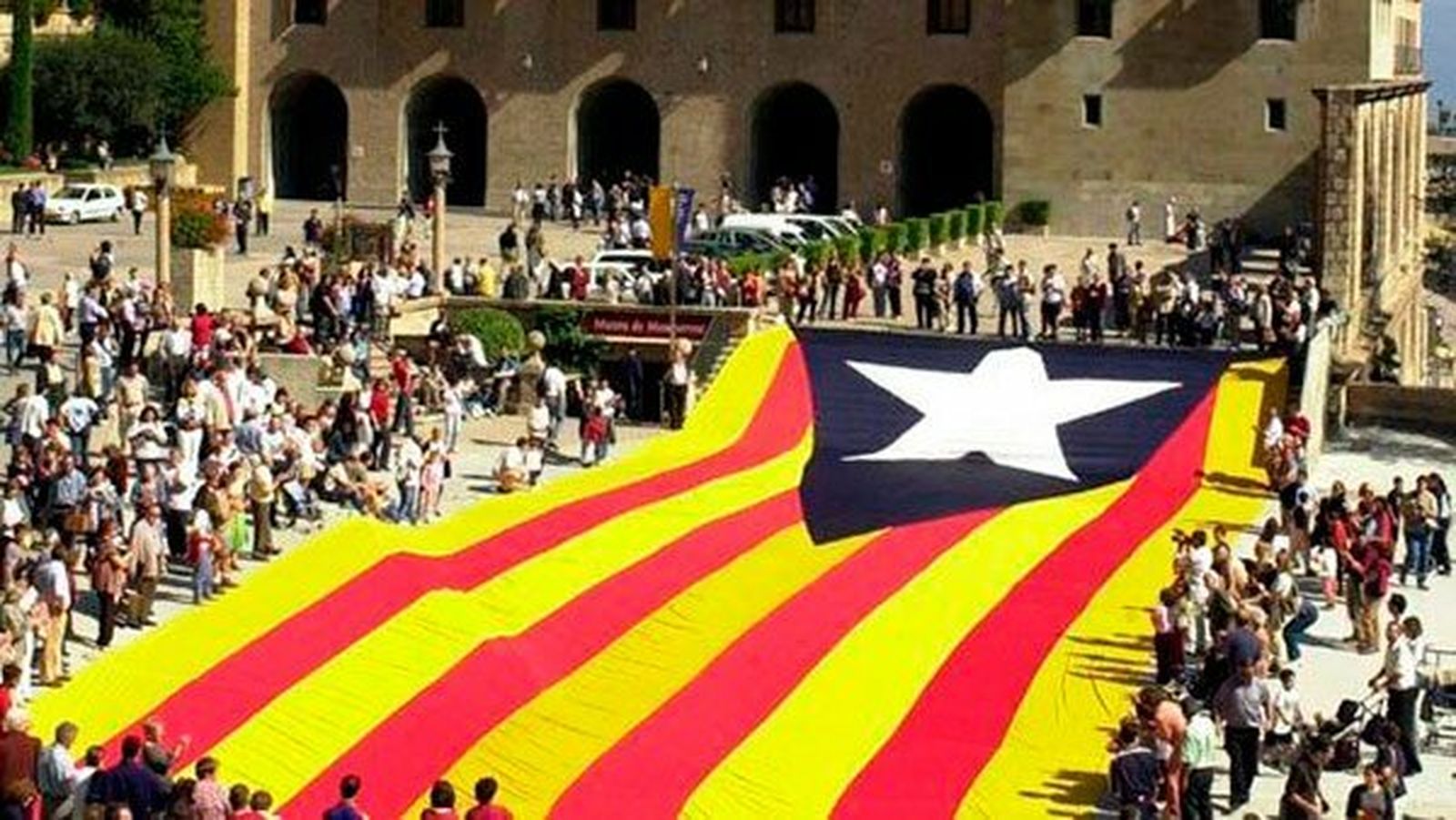 Estelada en Montserrat