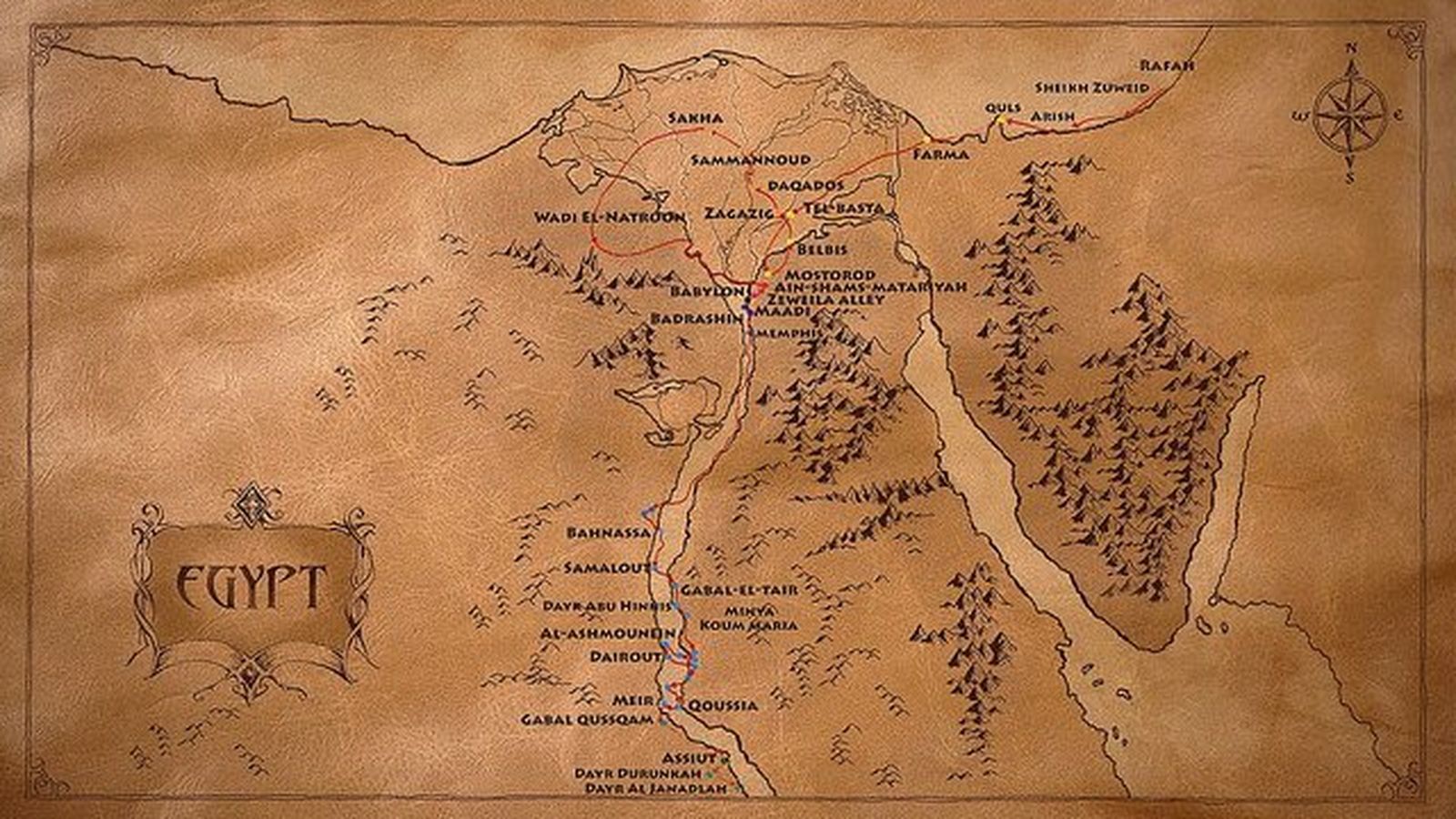 La ruta de la Sagrada Familia en Egipto