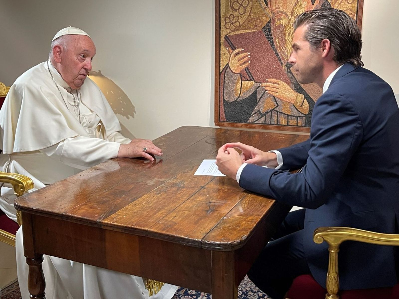 Entrevista del Papa con Telemundo