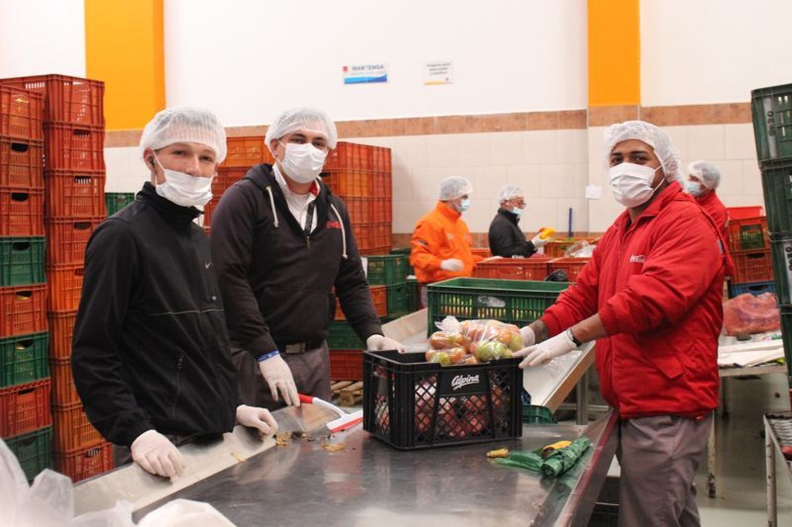 Voluntarios en pandemia Banco Alimentos Bogotá