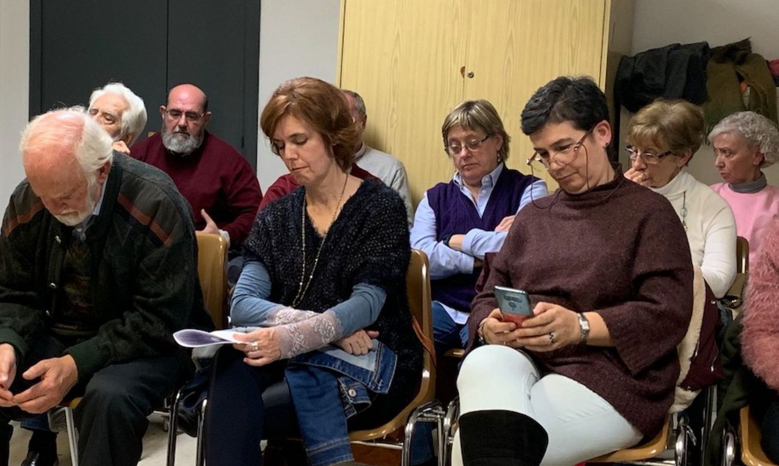 Momento de reflexión durante el foro