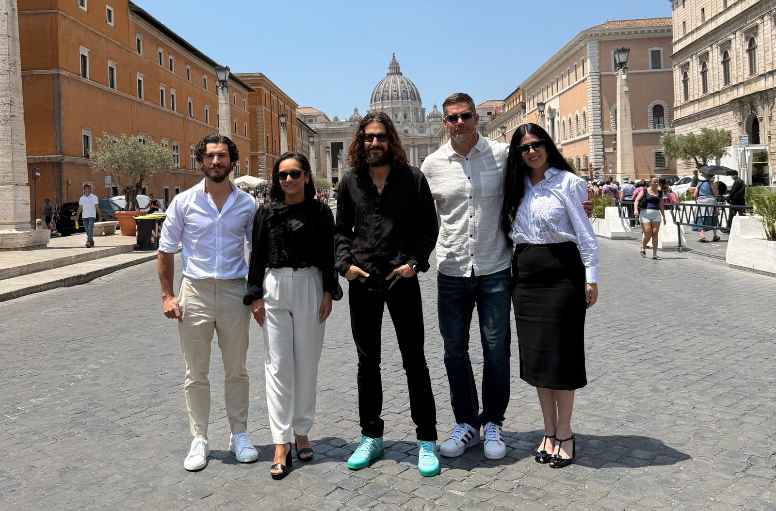 Los actores de The Chosen, en el Vaticano