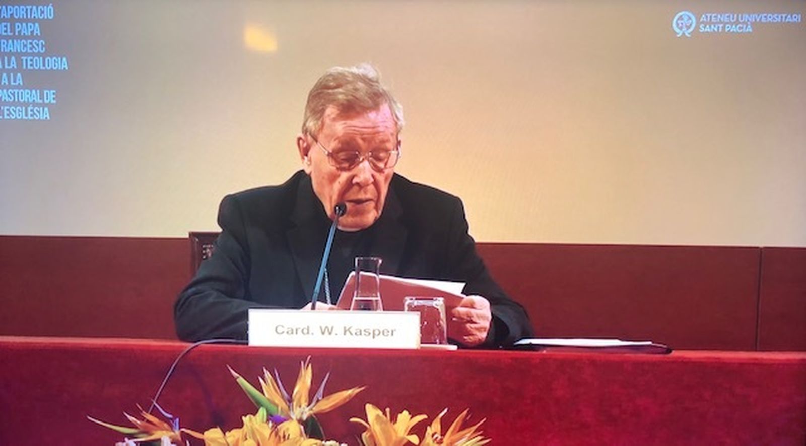 Kasper, en Barcelona