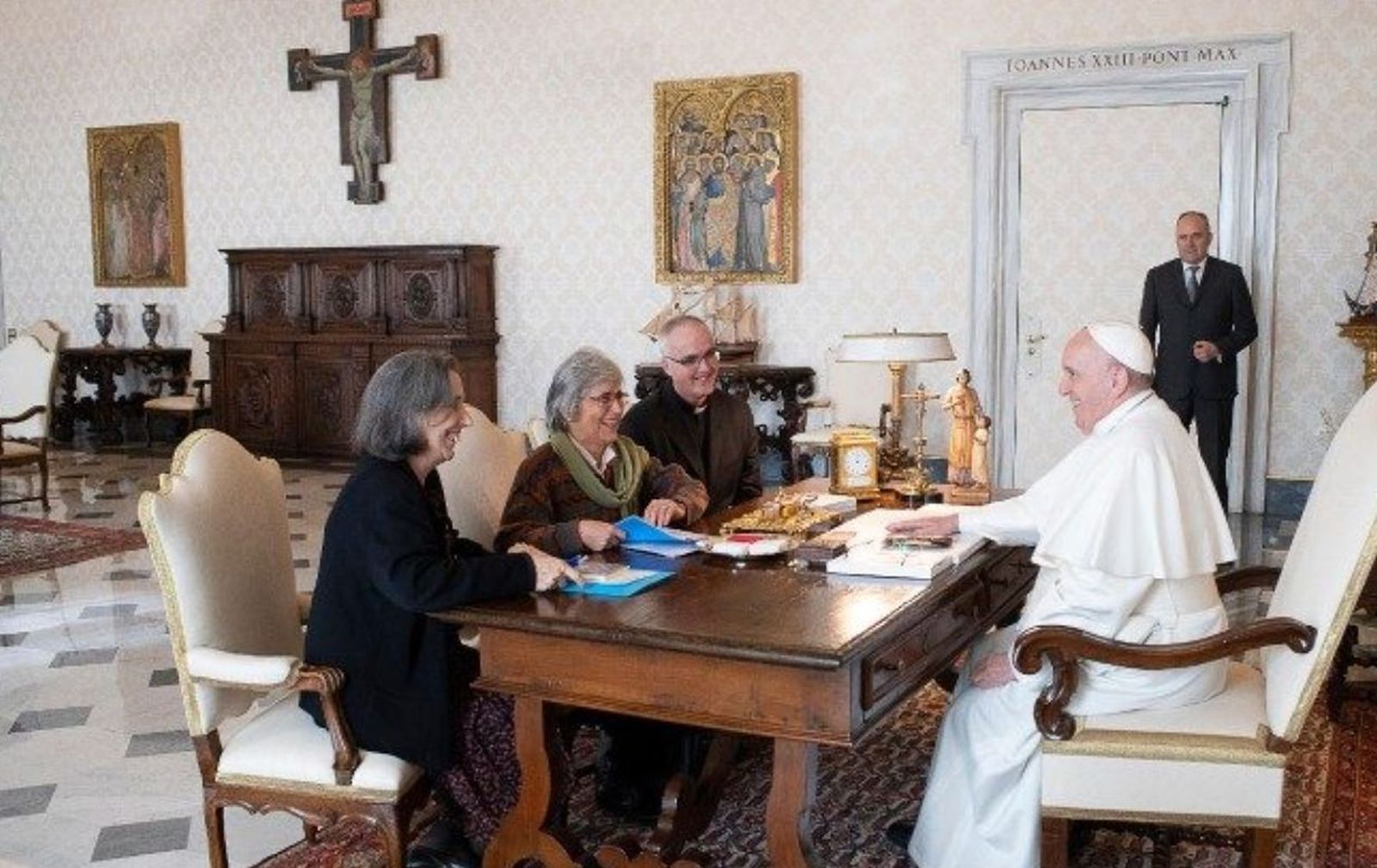 La organización católica, reunida con el Papa
