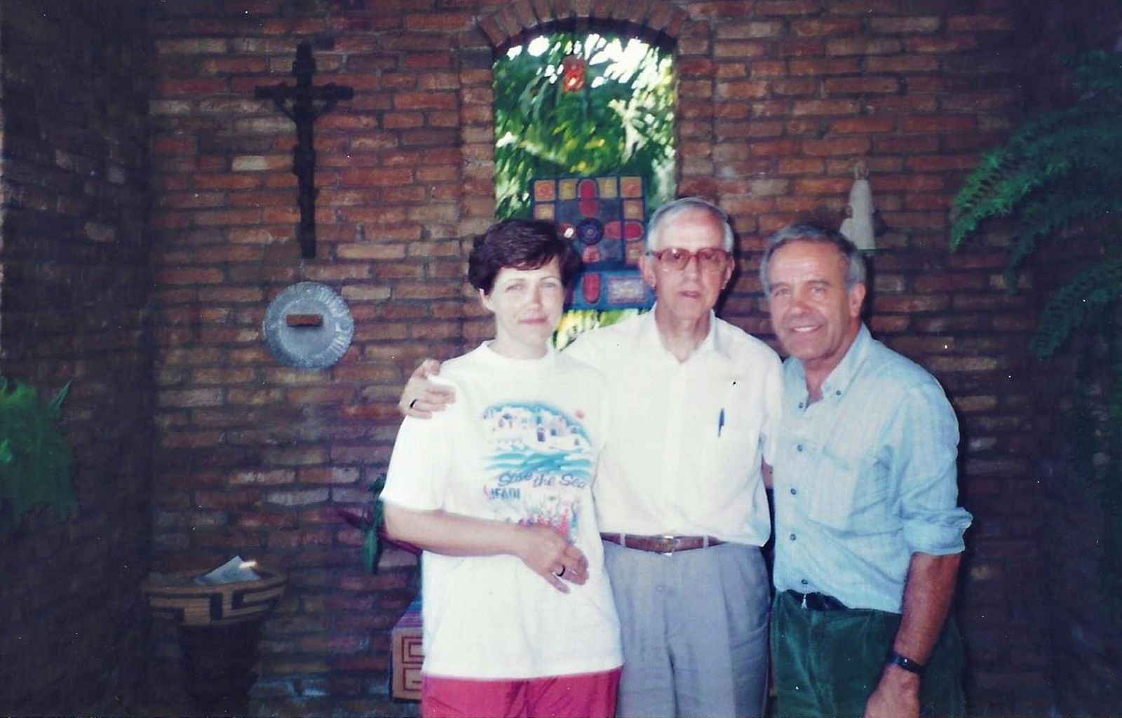 Emilia, Casaldáliga y Julio en Sao Felix