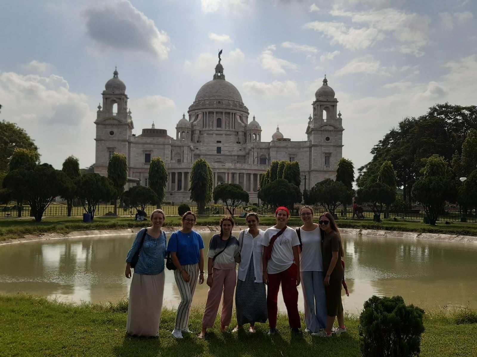 Estudiantes voluntarias en Calcuta