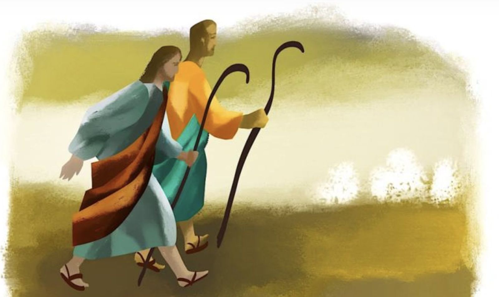 Jesús envía a sus discípulos