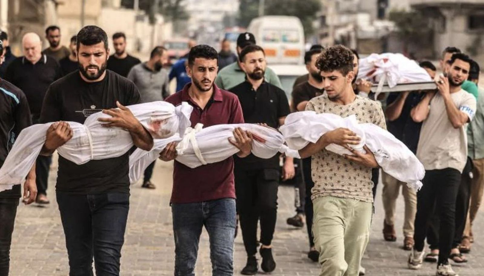 Niños muertos en Gaza