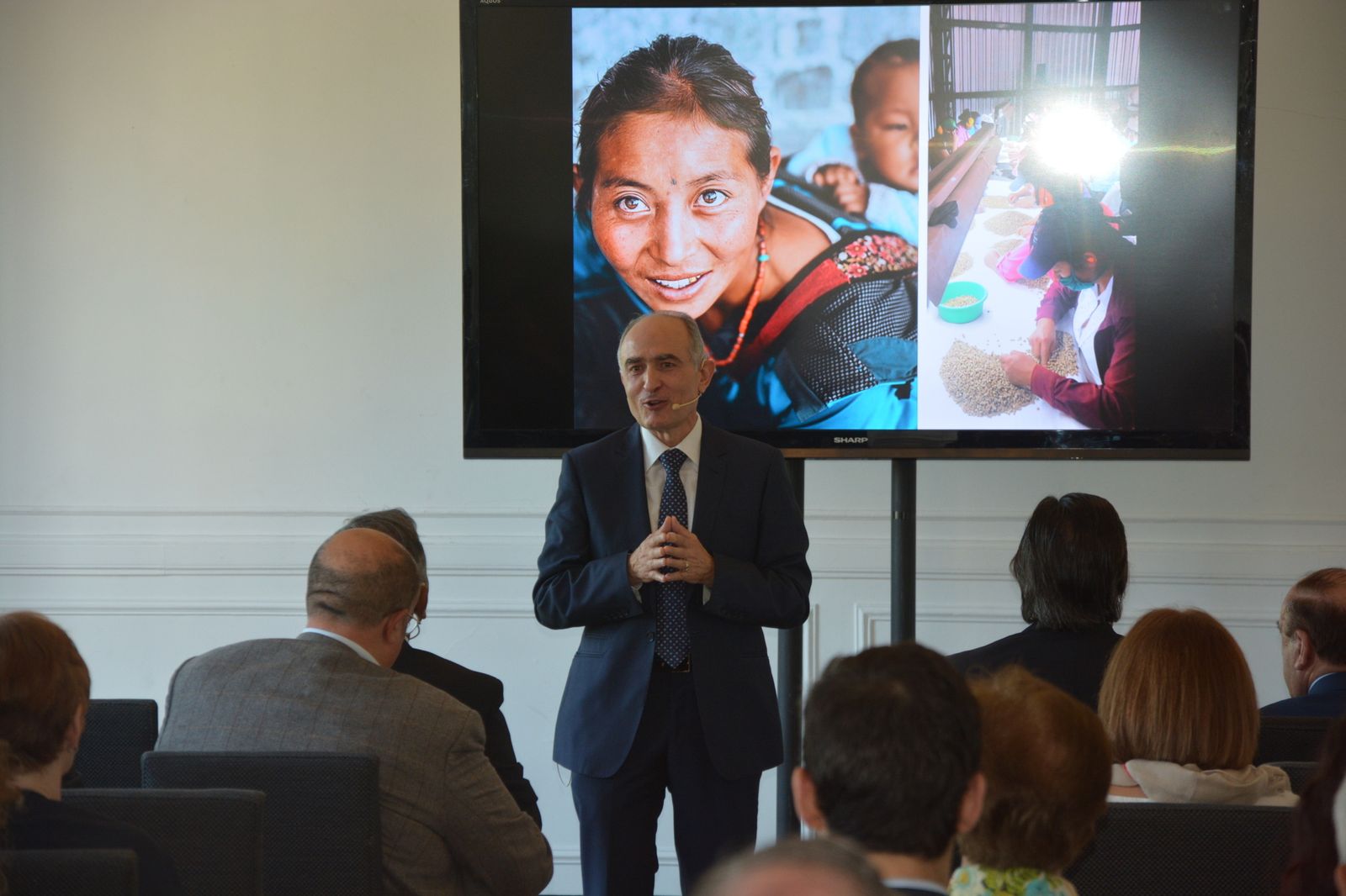 David López Royo, en el Desayuno de Fraternidad de Chávarri