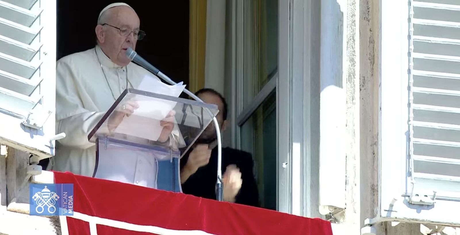 Francisco, durante su petición a Putin y a Zelensky