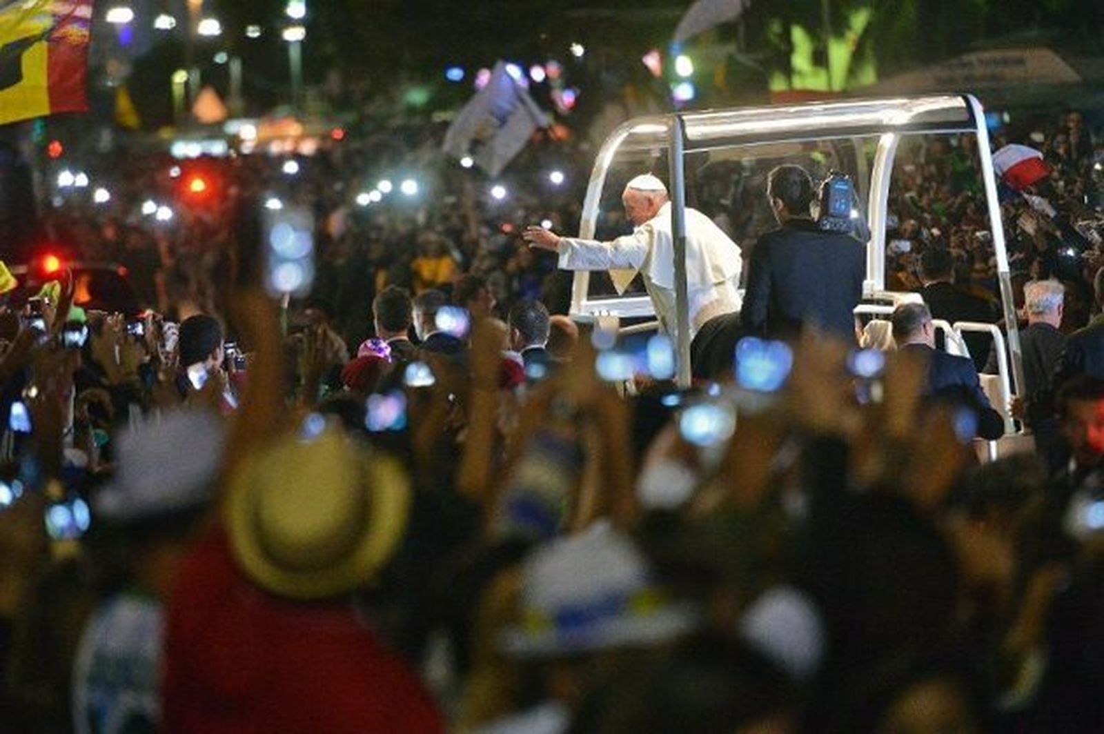 El Papa Francisco en la playa de Copacabana