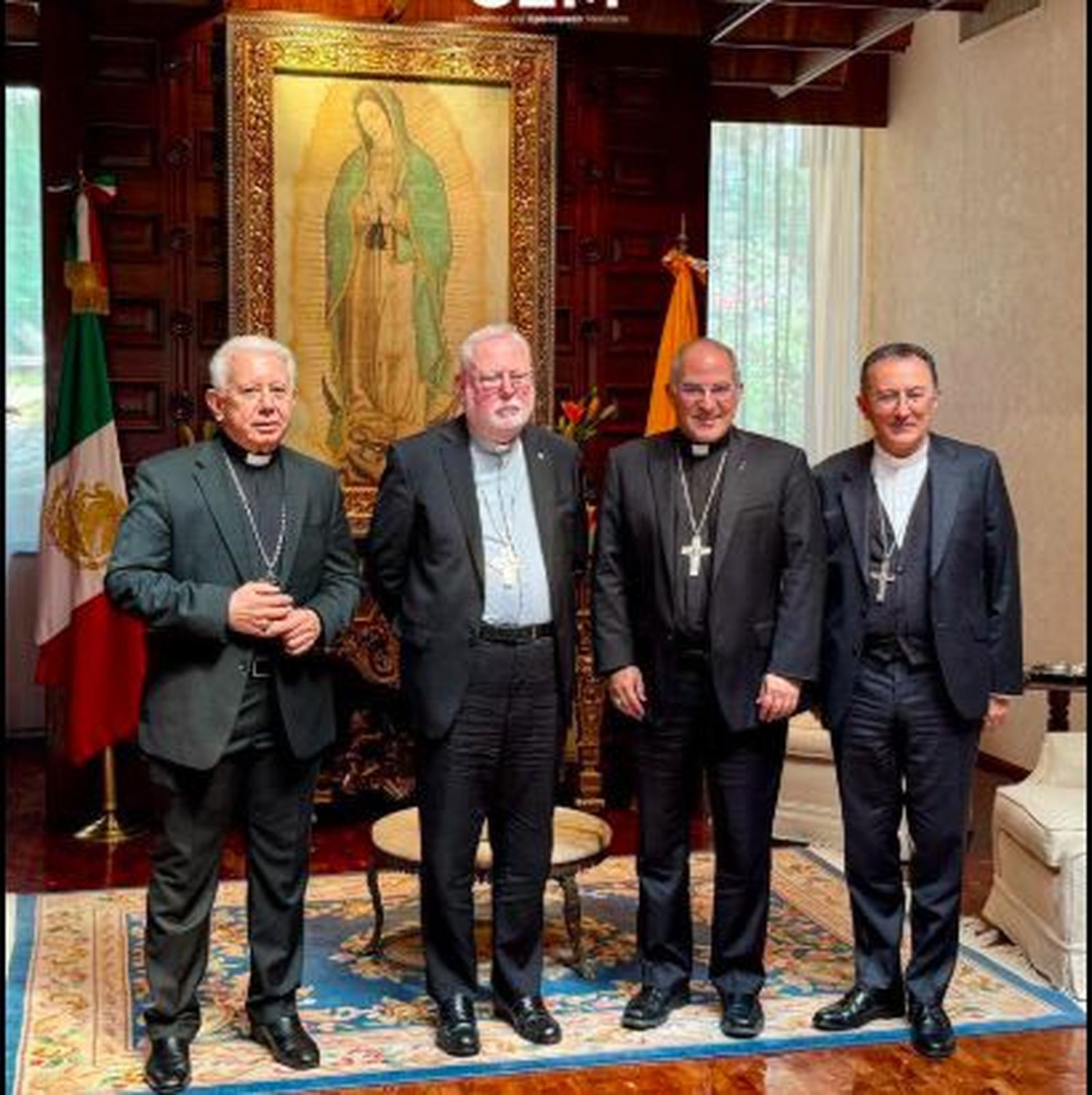 Autoridades de México y el Vaticano se reúnen para dialogar sobre posible visita del Papa León XIV