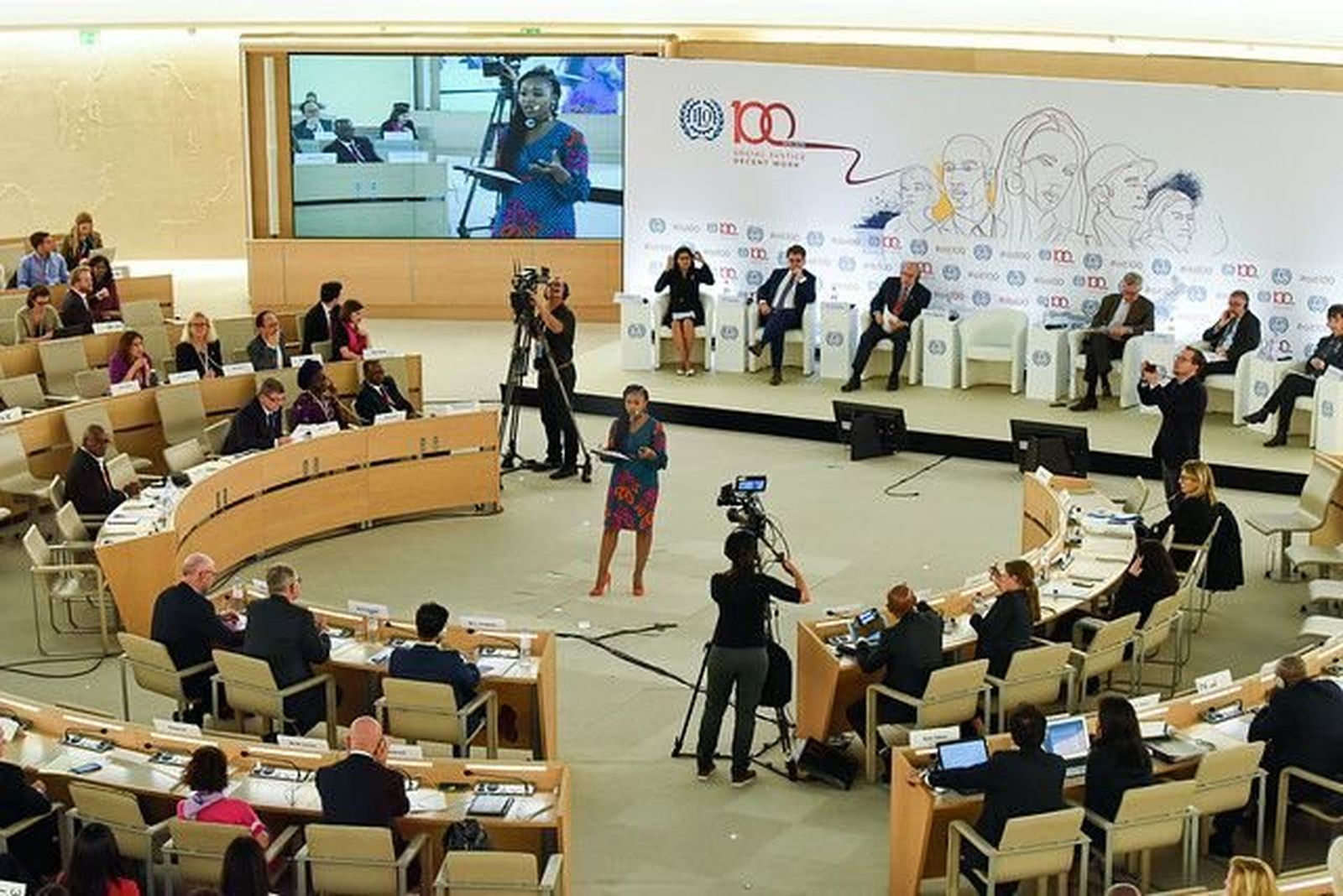 Conferencia Internacional de la Organización Mundial del Trabajo en Ginebra