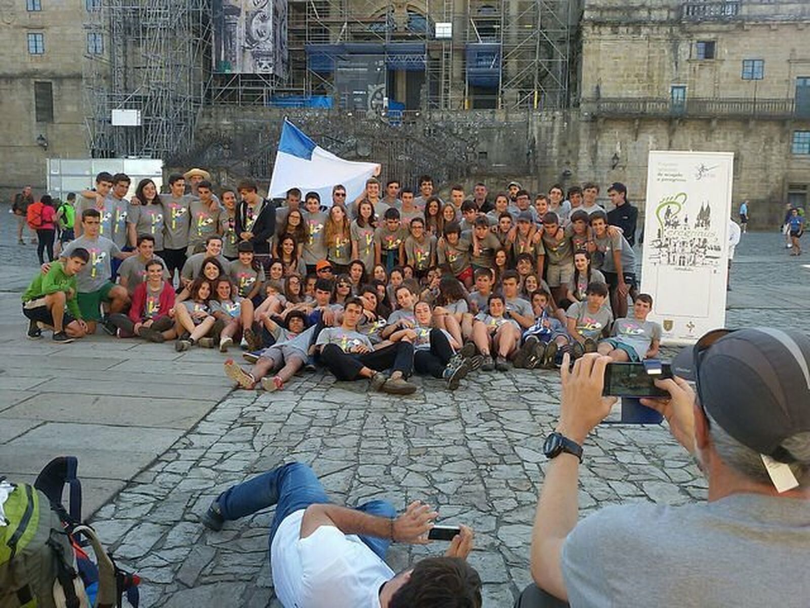 Jóvenes peregrinos